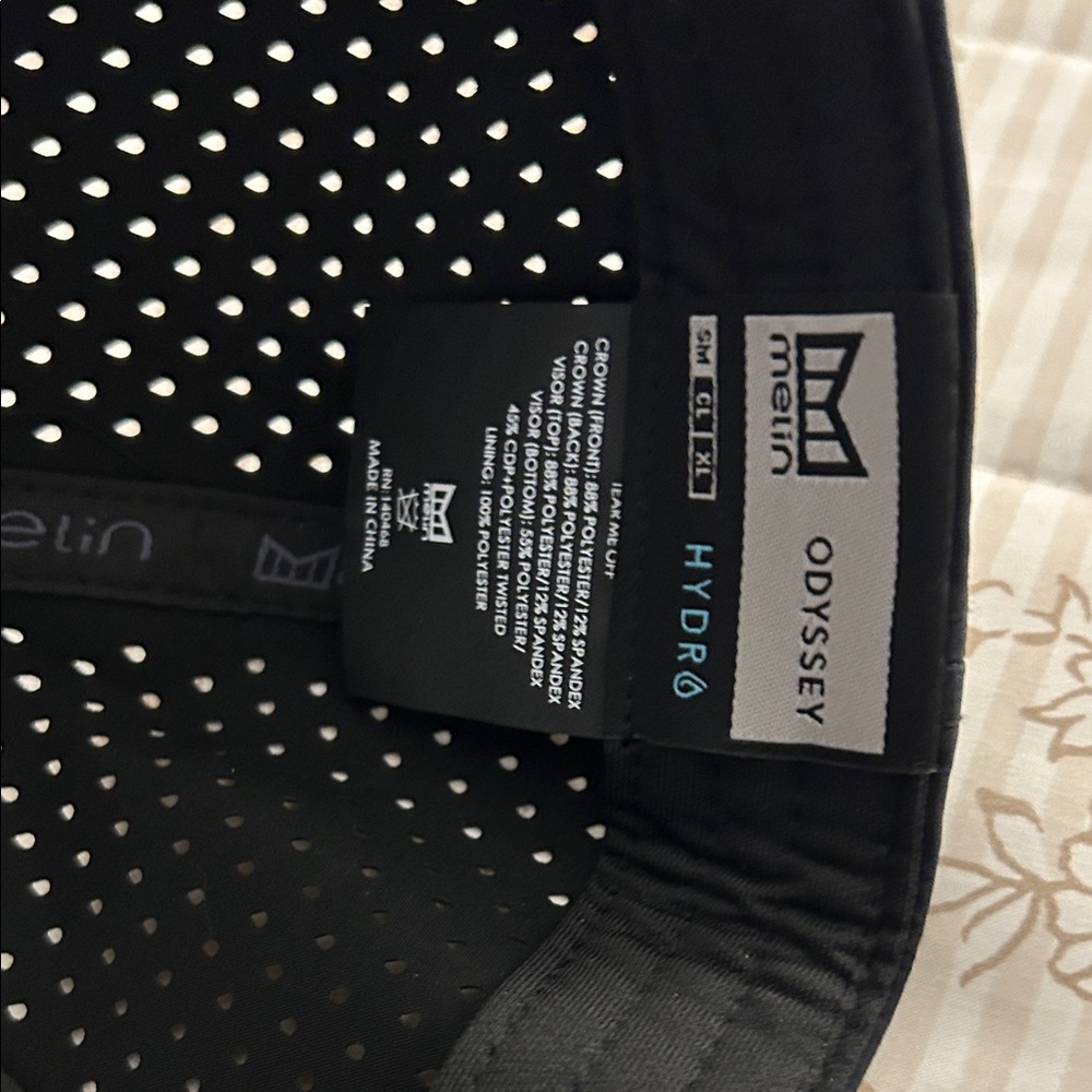 Melin Odyssey Hydro Black White Cap - Picture 8 of 8